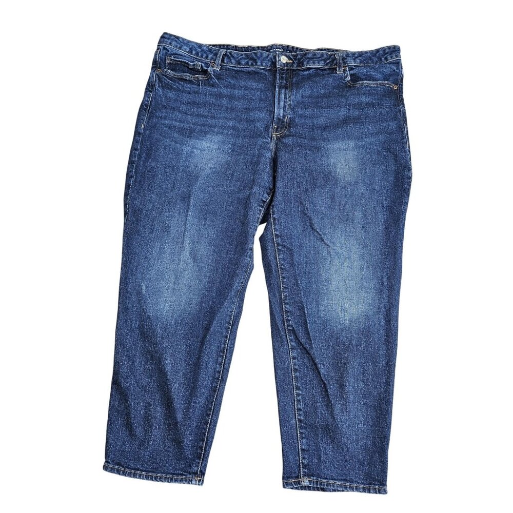 Old Navy Jeans Womens 24 Blue Mid Rise O.G. Straight Denim Stretch Casual